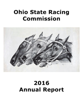 Ohio State Racing Commission 2016 Annual Report