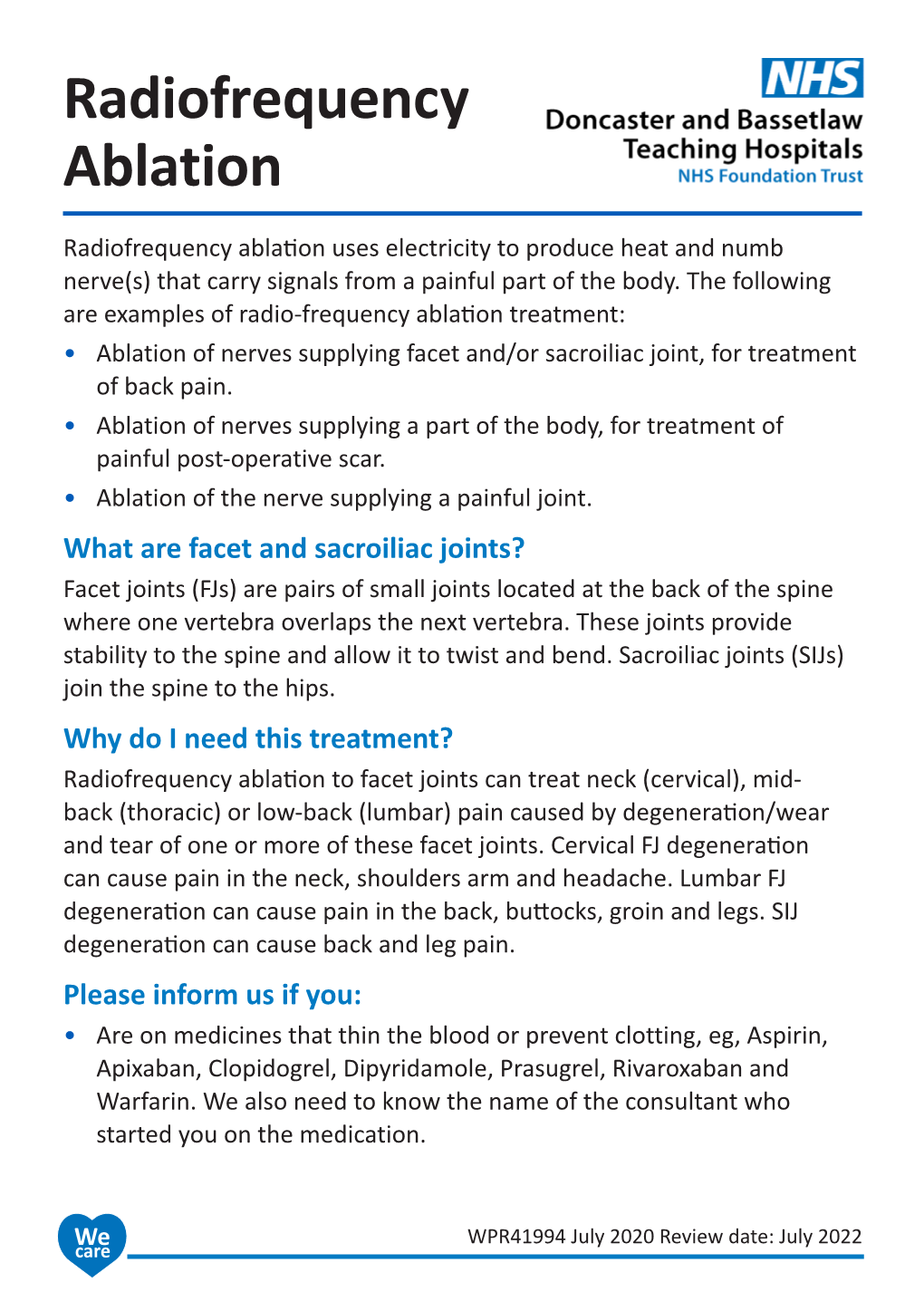 Radiofrequency Ablation