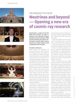 Neutrinos and Beyond — Opening a New Era of Cosmic-Ray Research