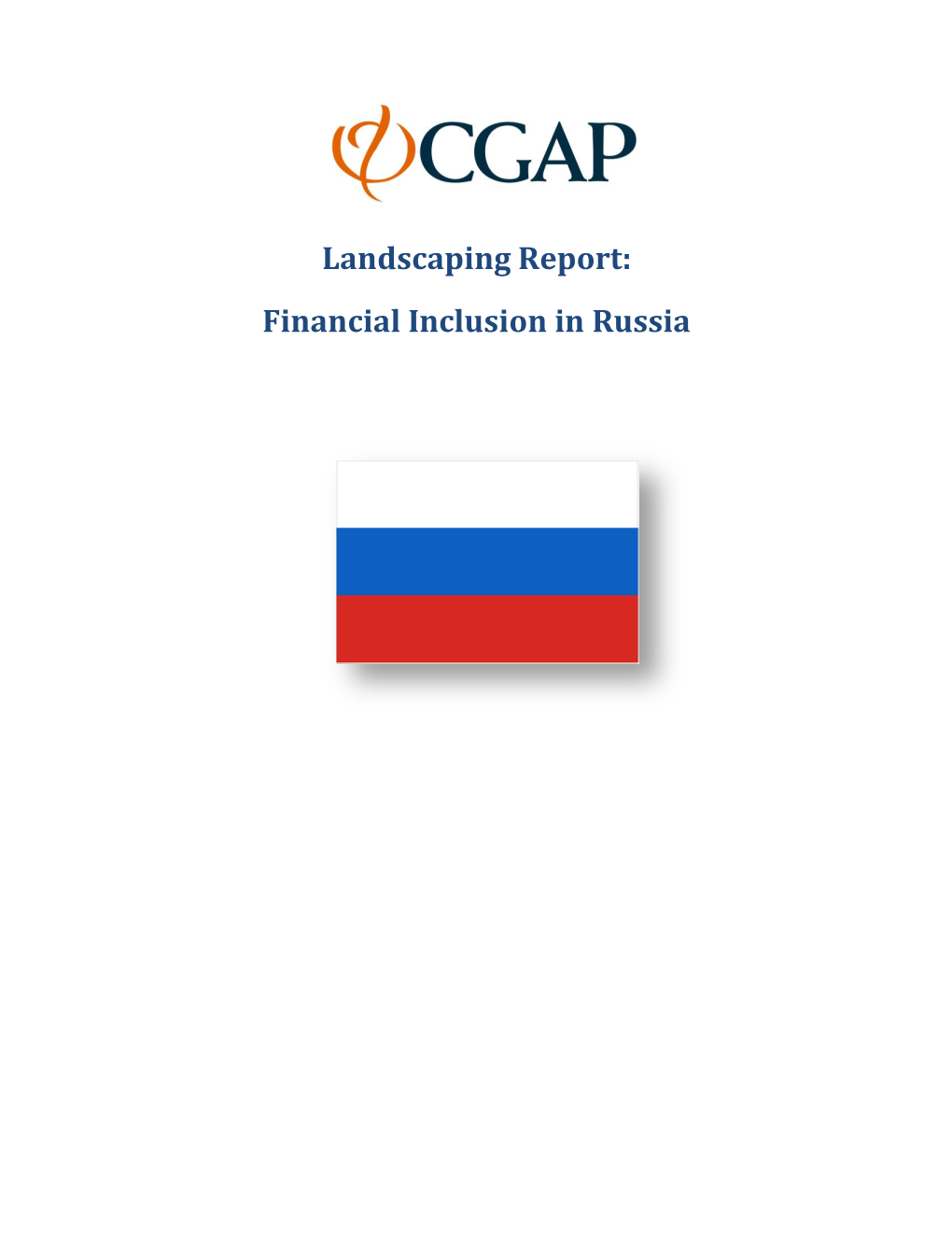 Landscaping Report: Financial Inclusion in Russia
