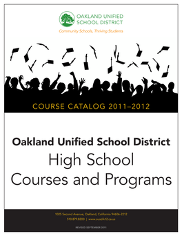 High School Courses and Programs