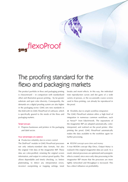 The Proofing Standard for the Flexo and Packaging Markets