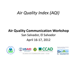 Air Quality Index (AQI) (Pdf)