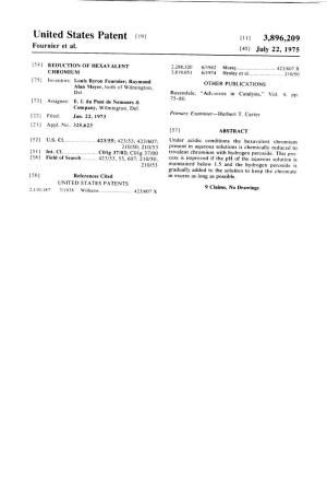 United States Patent (19) 3,896,209 Fournier Et Al