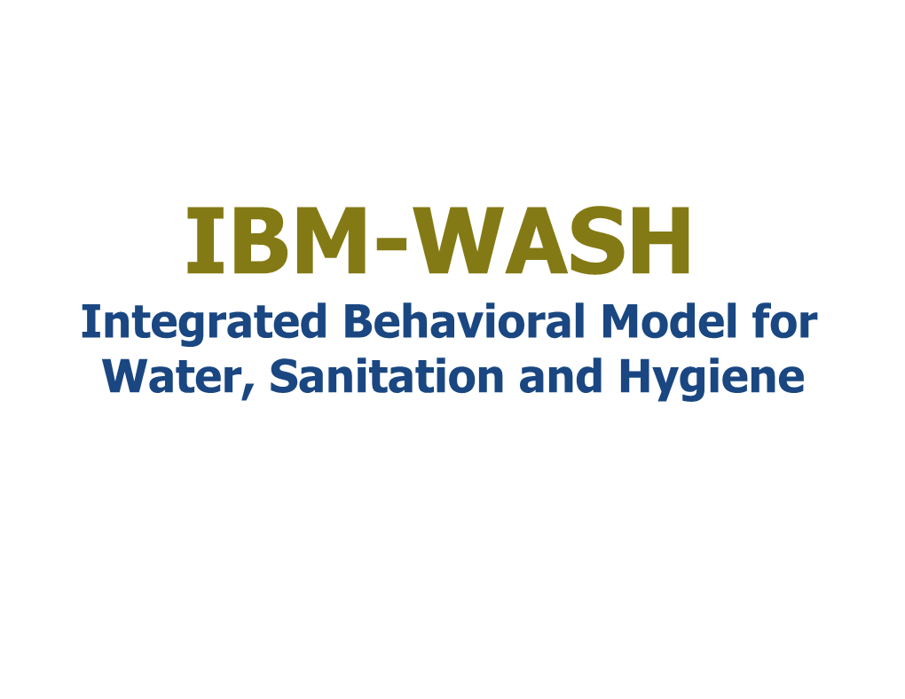 IBM-WASH Intro Online Supplement