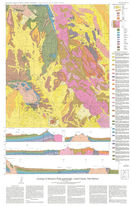 Geology of Massacre Peak Quadrangle, Luna County, New
