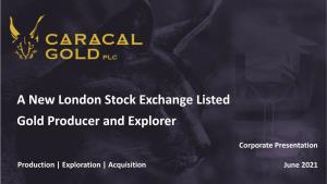 A New London Stock Exchange Listed Gold Producer and Explorer