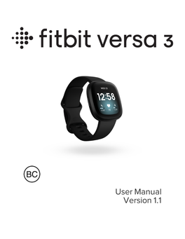 Fitbit Versa 3 User Manual