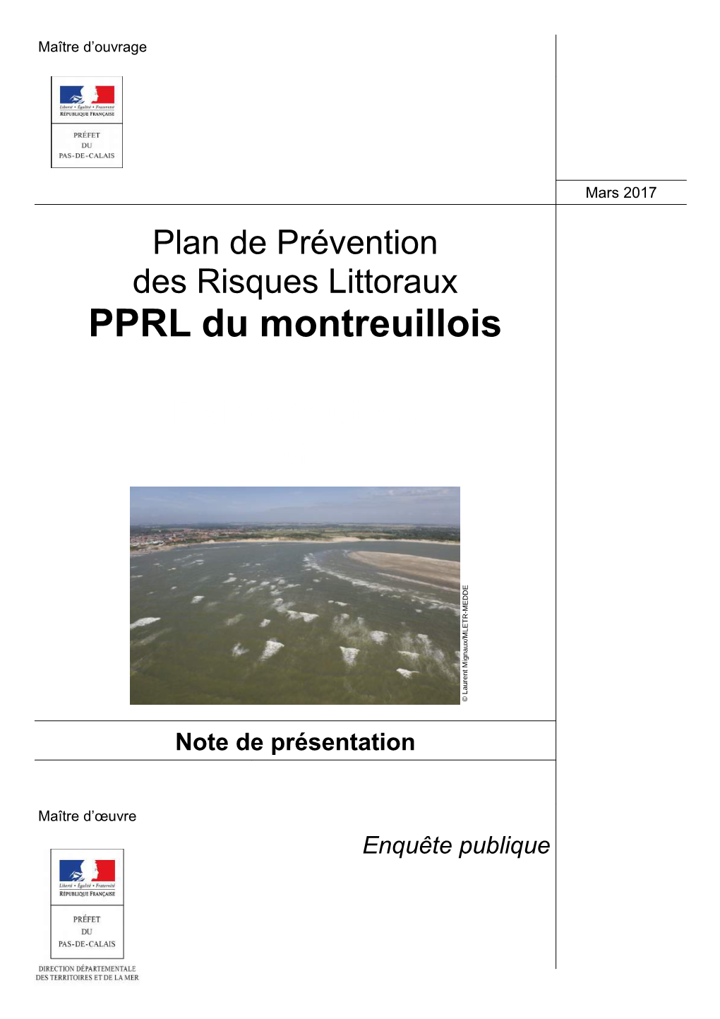 Note De Presentation PPRL Montreuillois