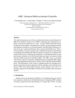 AMC: Advanced Multi-Accelerator Controller