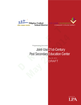 21St-Century Education Center Joint-Use Post Secondary