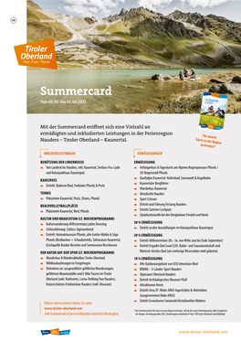 Summercard SUMMER Von 01.05
