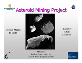 Asteroid Miningmining Projectproject