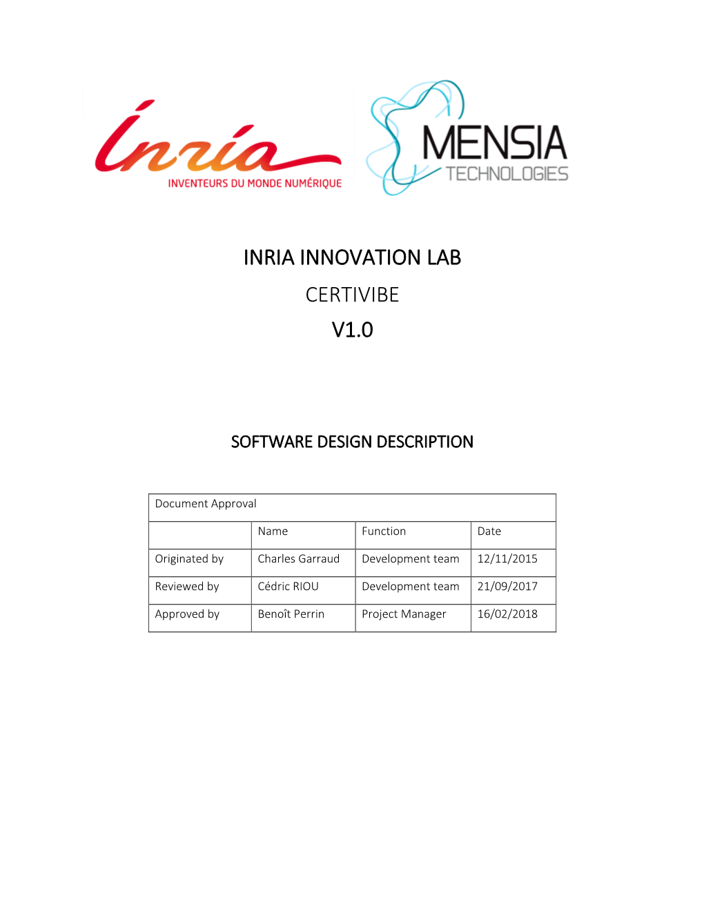 Software Design Description