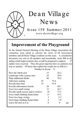 Dean Village News Issue 159 Summer 2011