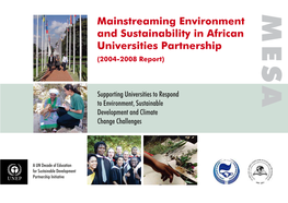 Mainstreaming Environment and Sustainability in African Universities Partnership (2004-2008 Report)