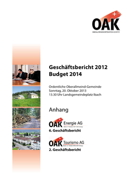 OAK Geschaeftsbericht 2012.Indd