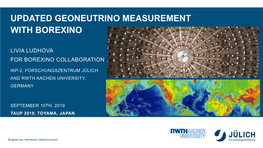 Updated Geoneutrino Measurement with Borexino
