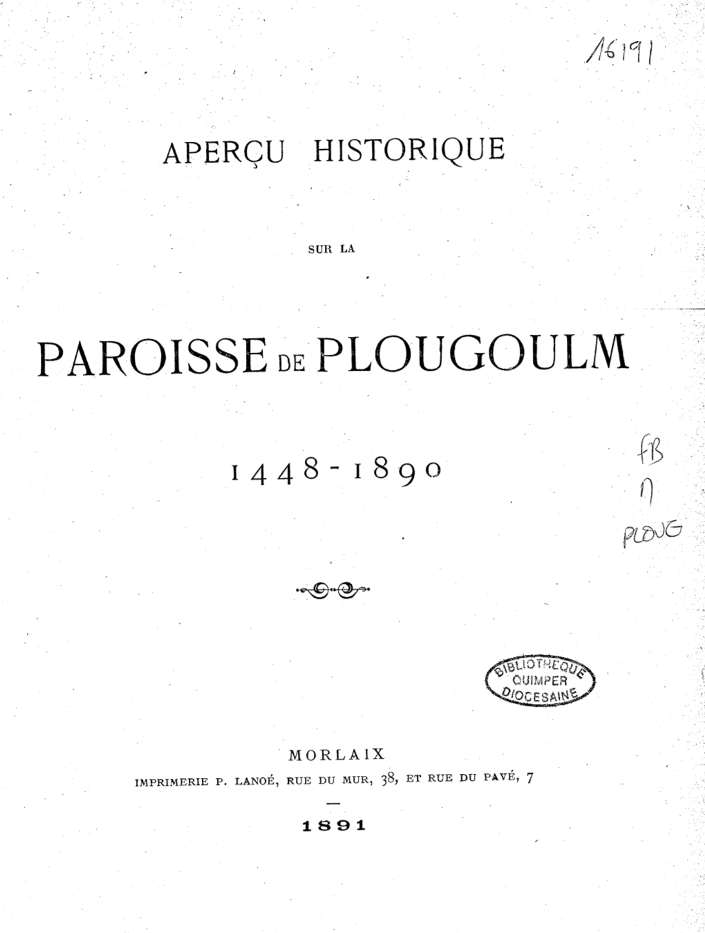 Paroisse De Plougoulm