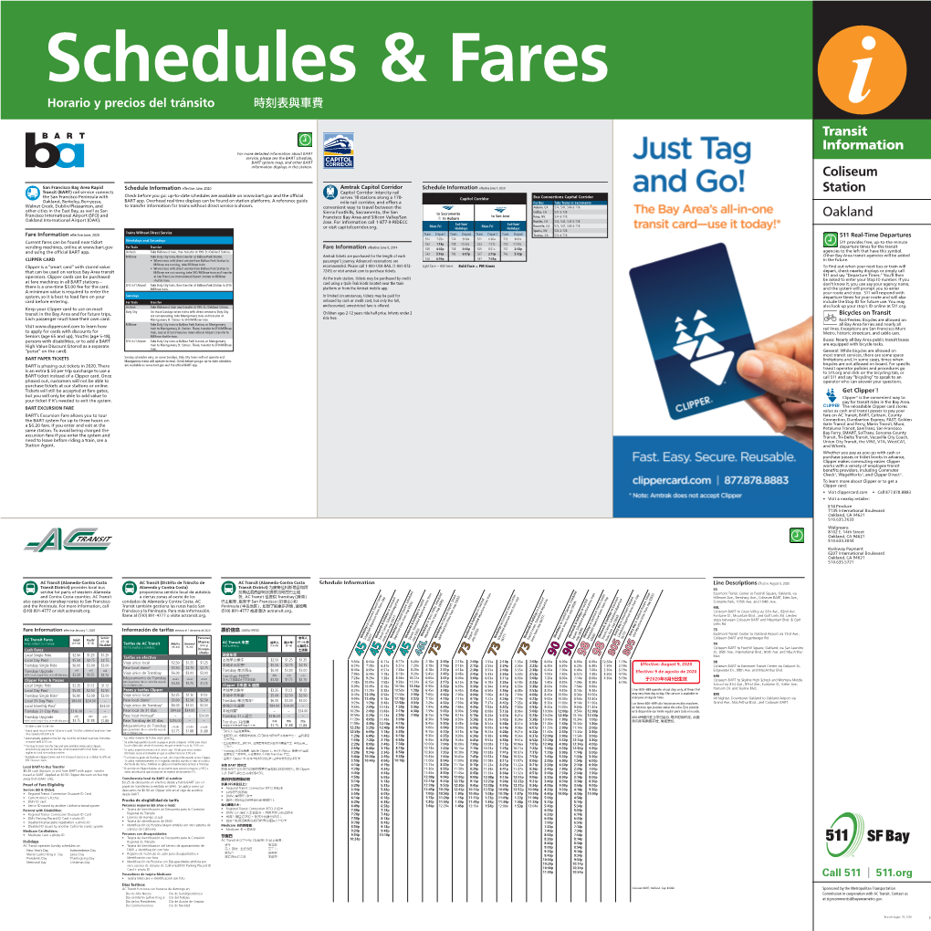 Transit Information Coliseum Station Oakland