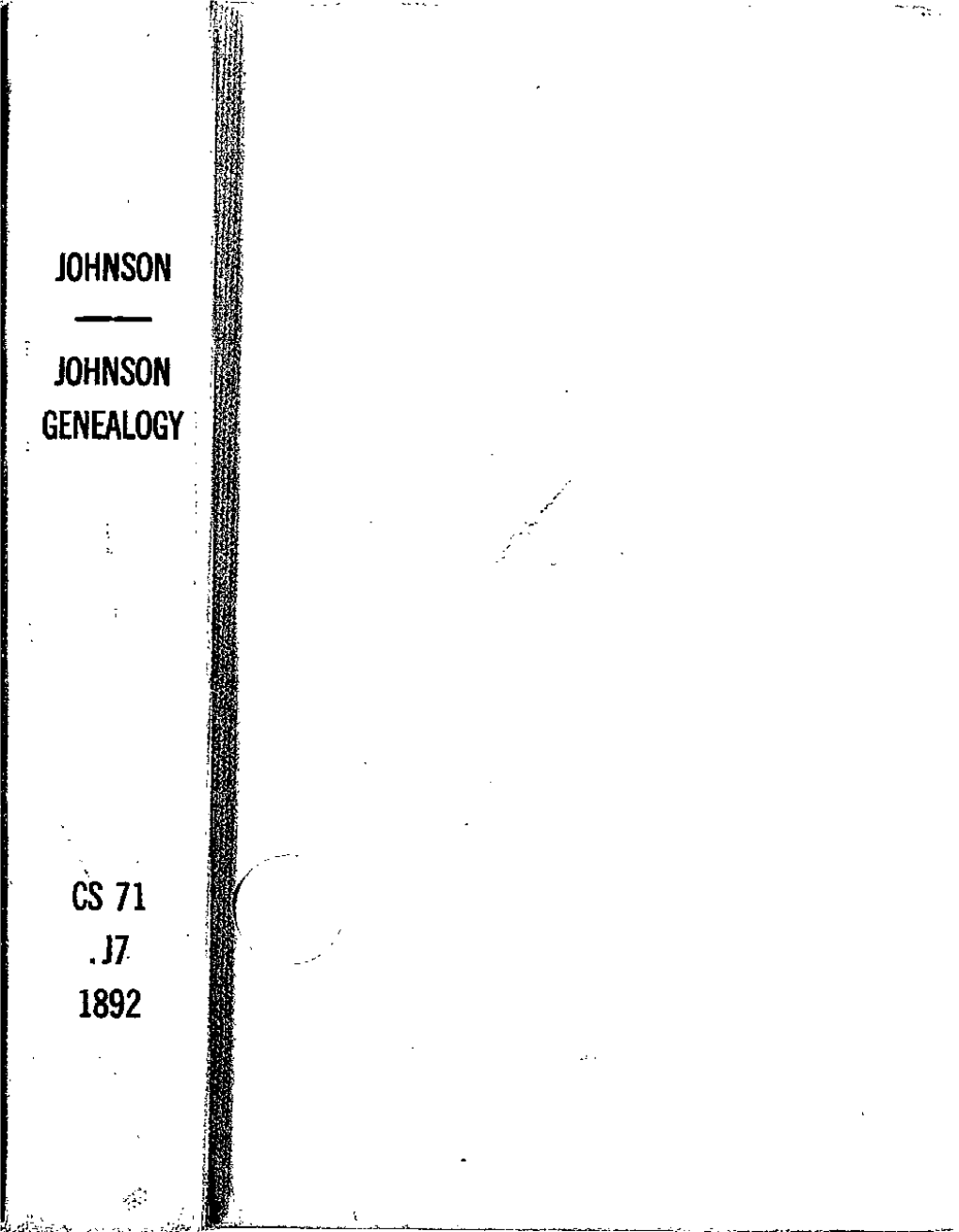 Johnson Genealogy: Records of the Descendants of John Johnson of Ipswich and Andover, MA