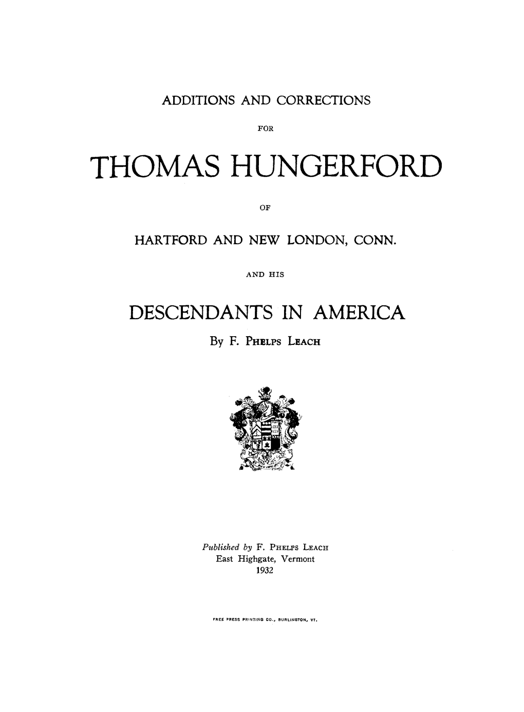 Thomas Hungerford