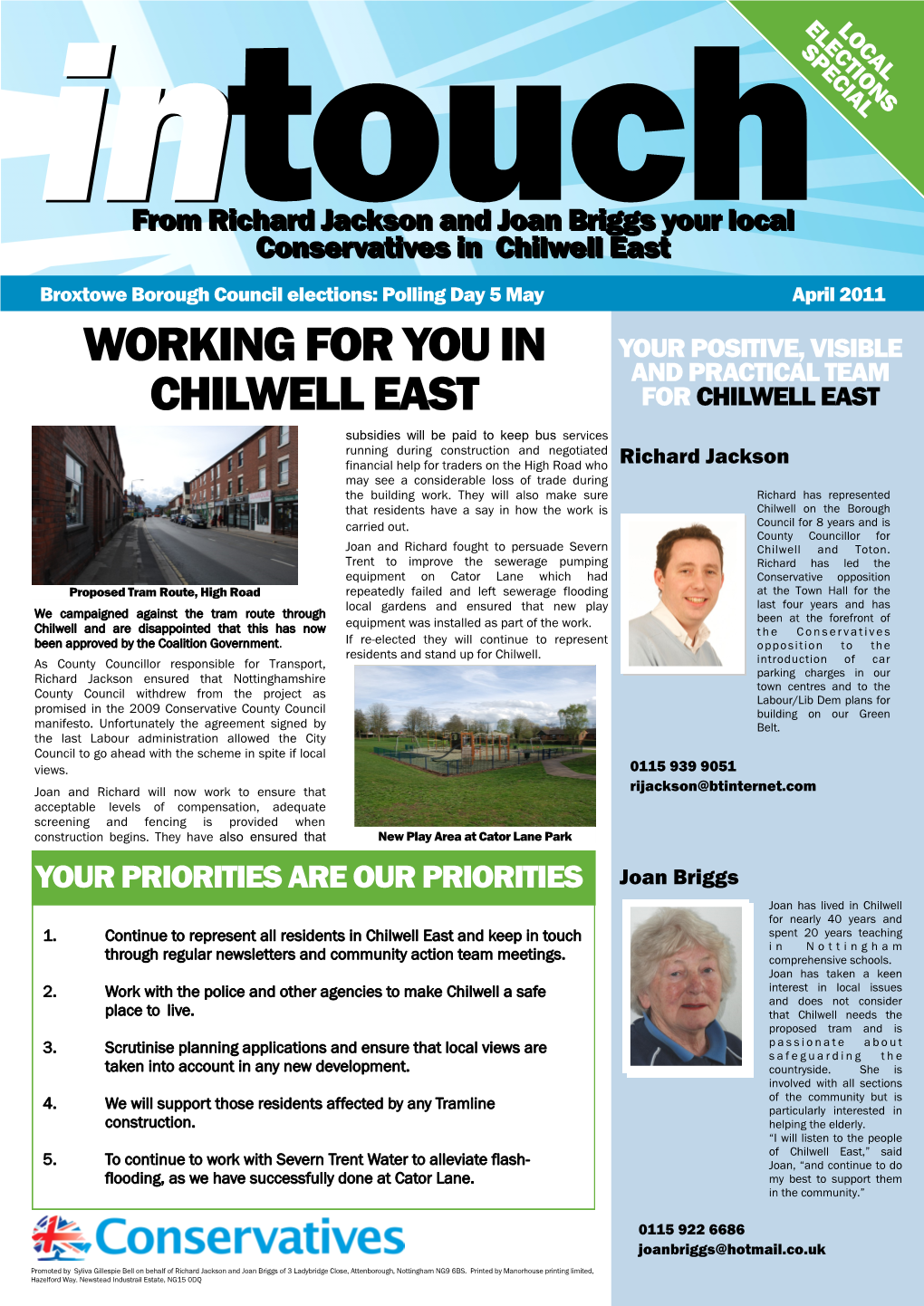 Working for You in Chilwell East