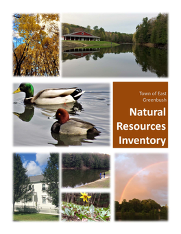 East Greenbush Natural Resources Inventory Town of East Greenbush Natural Resources Inventory