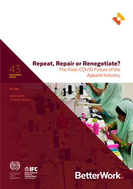 Repeat, Repair of Renegotiate? the Post-COVID Future Of
