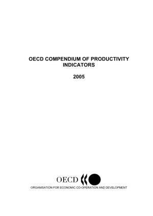 Oecd Compendium of Productivity Indicators 2005