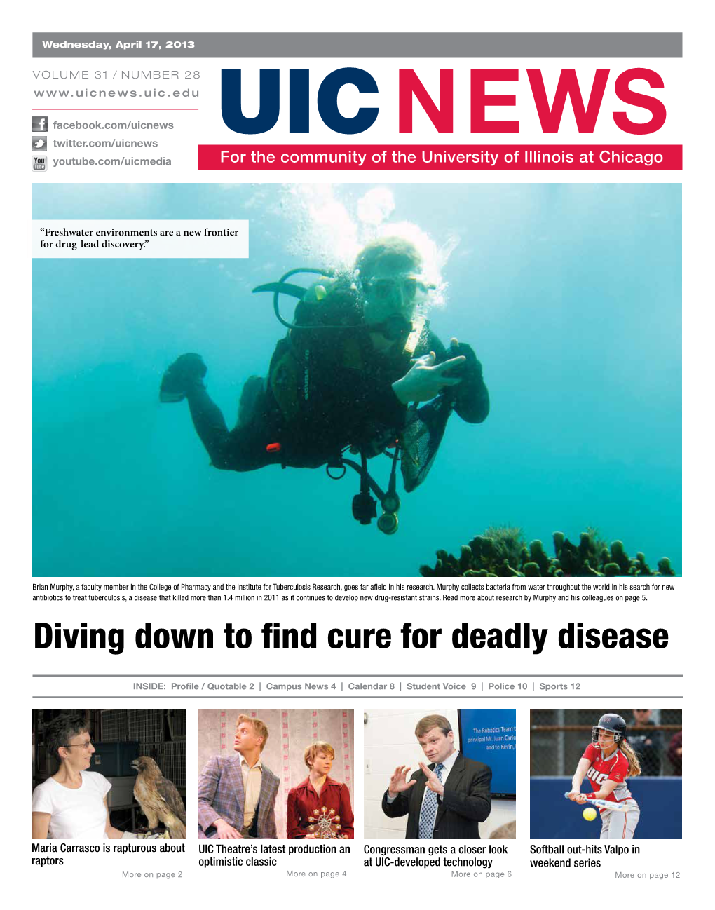 Diving Down to Find Cure for Deadly Disease