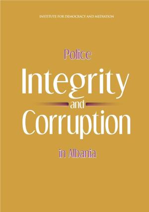 Police Integrity and Corruption in Albania 8.2
