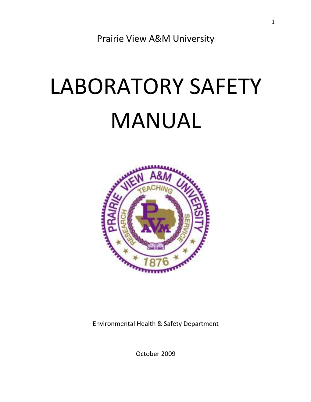 Laboratory Safety Manual