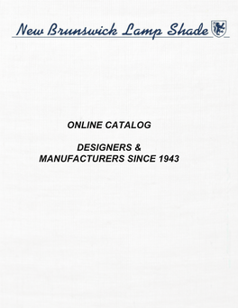 Online Catalog Designers & Manufacturers Since 1943