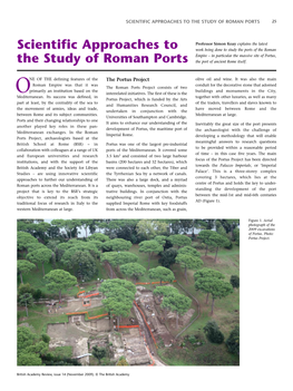 Scientific Approaches to the Study of Roman Ports 25
