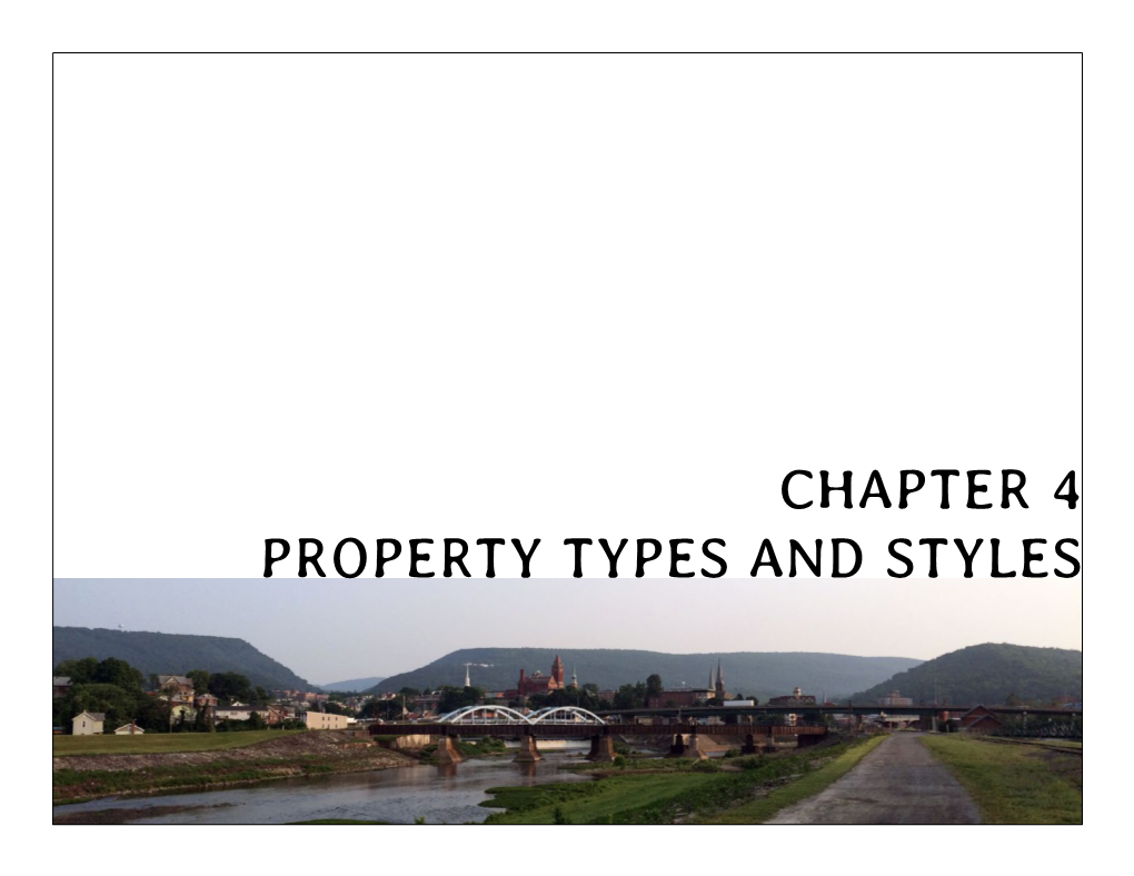 Chapter 4 Property Types and Styles