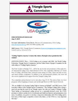 6.5.19 Curling Night in American Comes to Raleigh