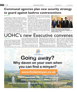 UOHC's New Executive Convenes