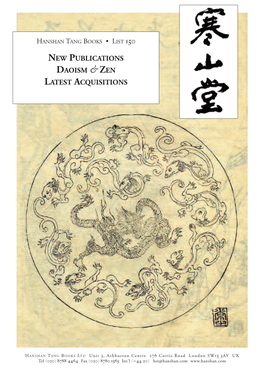 New Publications Daoism & Zen Latest Acquisitions