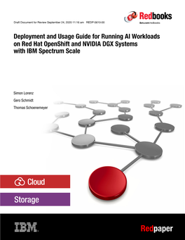 Guide for Running AI Workloads on Red Hat Openshift and NVIDIA DGX Systems with IBM Spectrum Scale