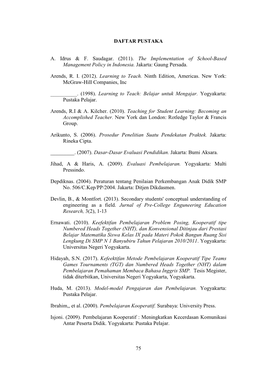 75 DAFTAR PUSTAKA A. Idrus & F. Saudagar