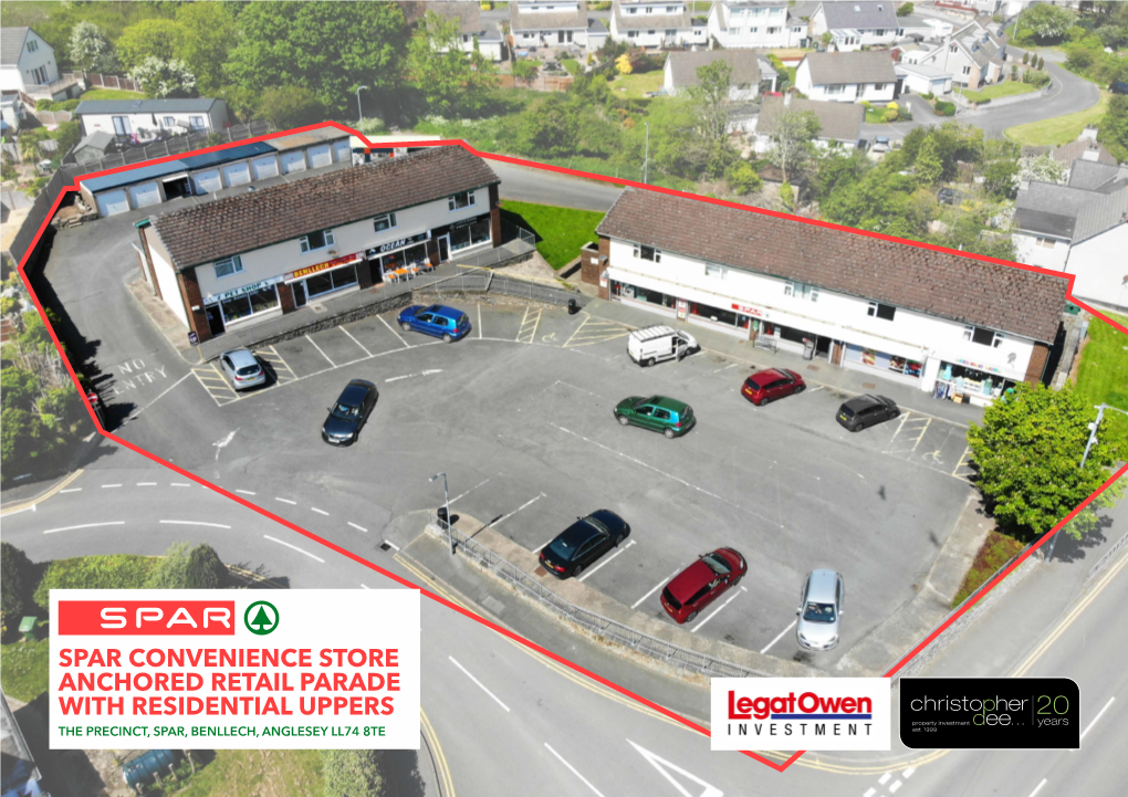 Spar Convenience Store Anchored Retail Parade