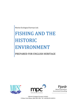 Fishing and the Historic Environment