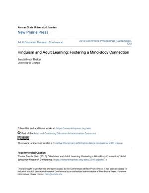 Hinduism and Adult Learning: Fostering a Mind-Body Connection