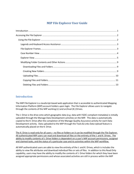 MIP File Explorer User Guide