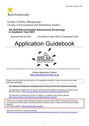 Application Guidebook