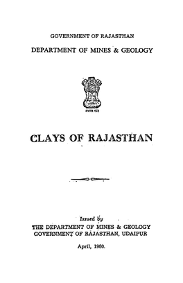 Clays of Rajasthan