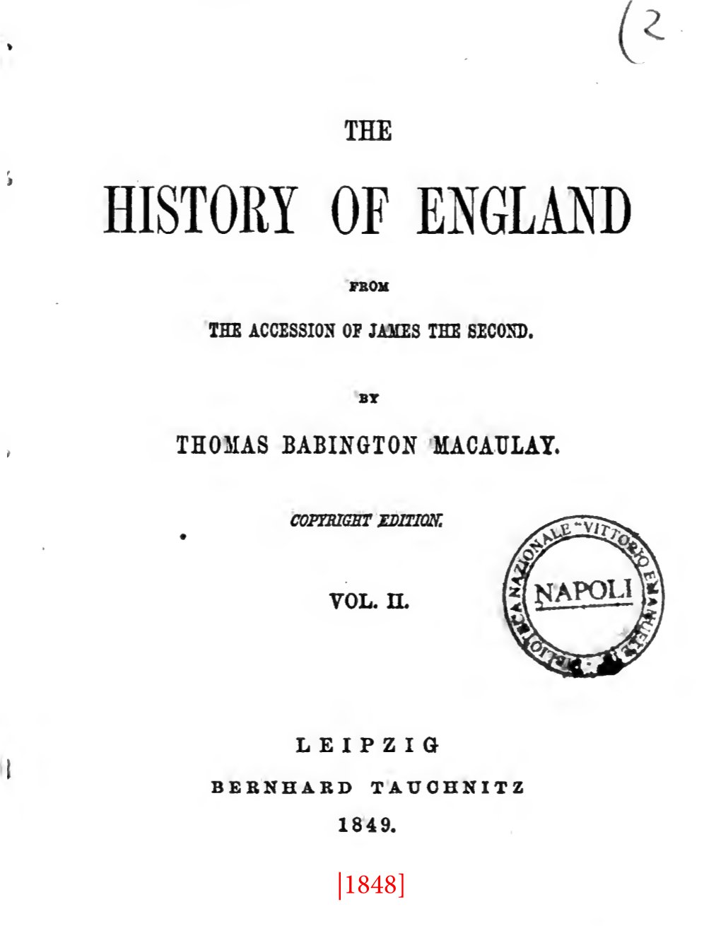 The History of England