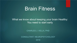 Brain Fitness