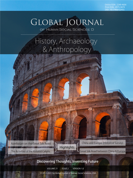 Global Journal of Human Social Science Northern Part